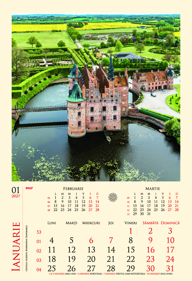 CASTELE calendar de perete 2027 - imagine 3