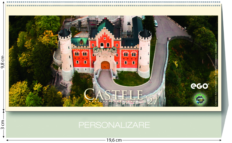 CASTELE calendar de birou 2027