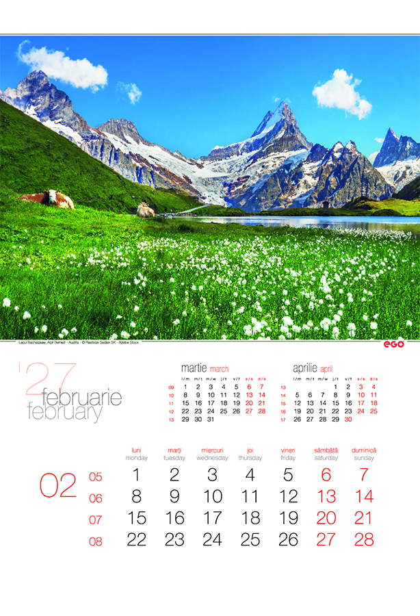 PEISAJE calendar de perete 2027 - imagine 15