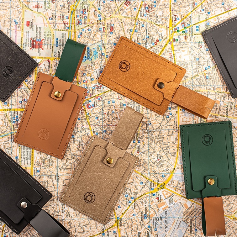 LEATHER tag bagaje - imagine 2